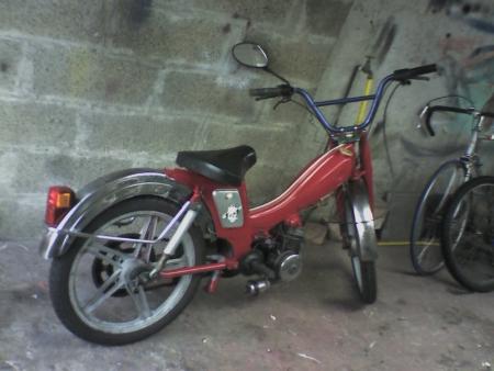 voila la mobilette fini (apres)